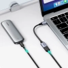  Adapter przejściówka kabla USB-C na USB-A 5Gb/s 15cm czarny - zdj. dodatkowe 2