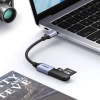  Adapter przejściówka kabla USB-C na USB-A 5Gb/s 15cm czarny - zdj. dodatkowe 5
