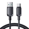  Kabel przewód USB - USB-C 3A 1.2m czarny - zdj. dodatkowe 2