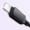  Kabel przewód do iPhone Lightning - USB 2.4A 1.2m czarny - zdj. dodatkowe 7