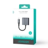  2w1 Adapter przejściówka do iPhone ładowarka + słuchawki Lightning / mini jack 3.5mm czarny - zdj. dodatkowe 4