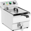  Frytownica elektryczna nastawna z kranem spustowym 230 V 3000 W 9 l - zdj. dodatkowe 1