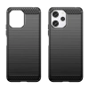  Elastyczne etui pokrowiec wzór karbon do Xiaomi Redmi 12 Carbon Case czarne - zdj. dodatkowe 1