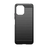  Elastyczne etui pokrowiec wzór karbon do Xiaomi Redmi 12 Carbon Case czarne - zdj. dodatkowe 3