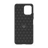  Elastyczne etui pokrowiec wzór karbon do Xiaomi Redmi 12 Carbon Case czarne - zdj. dodatkowe 4
