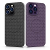  Etui pokrowiec plecionka do iPhone 13 Pro z MagSafe Woven Case fioletowy - zdj. dodatkowe 4