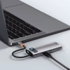  5w1 wielofunkcyjny HUB USB-C PD 100W HDMI 4K 3x USB 3.2 szary - zdj. dodatkowe 10
