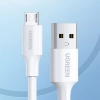  Kabel przewód PVC USB0-A - microUSB 480 Mb/s 0.5m biały - zdj. dodatkowe 1
