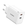  Ładowarka sieciowa GaN 2x USB-C PD 65W biała - zdj. dodatkowe 1