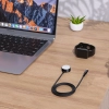  Ładowarka indukcyjna 5W do Apple Watch + kabel USB-C czarna - zdj. dodatkowe 9