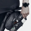  Wodoodporna torba rowerowa na narzędzia pod siodełko z kieszonką na bidon czarna - zdj. dodatkowe 6