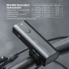  Lampka rowerowa przednia 800lm + kabel USB-C 4 tryby pracy - zdj. dodatkowe 5
