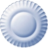  Talerz deserowy Duralex PICARDIE MARINE niebieski śr. 205 mm - zestaw 6 szt. - zdj. dodatkowe 1