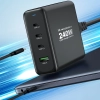  Ładowarka sieciowa GaN 240W USB-A 3x USB-C czarna - zdj. dodatkowe 10