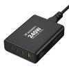  Ładowarka sieciowa GaN 240W USB-A 3x USB-C czarna - zdj. dodatkowe 1