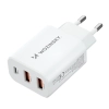  Ładowarka sieciowa 100-240V 30W USB-C 2x USB-A biała - zdj. dodatkowe 2
