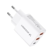  Ładowarka sieciowa 100-240V 30W USB-C 2x USB-A biała - zdj. dodatkowe 3