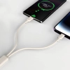  Kabel przewód wzmacniany SR do iPhone USB-C - Lightning 30W 2m beżowy - zdj. dodatkowe 2