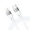  Kabel przewód do iPhone USB-C - Lightning PD 27W 1m biały - zdj. dodatkowe 3