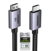  Kabel przewód HDMI 2.1 8K certyfikowany Ultra High Speed 2m szary - zdj. dodatkowe 3