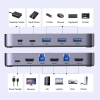  2w1 Przełącznik switch HDMI / USB-A / USB-B / USB-C / microUSB czarny - zdj. dodatkowe 6
