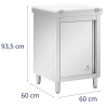  Szafka gastronomiczna wolnostojąca z deską do krojenia STAL 60 x 60 cm - zdj. dodatkowe 5