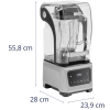  Blender kielichowy z obudową wyciszającą i cyfrowym panelem 2.5 l 1680 W - zdj. dodatkowe 6