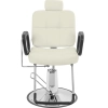  Fotel fryzjerski barberski z zagłówkiem i podnóżkiem Physa KESWICK - beżowy - zdj. dodatkowe 6