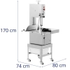  Piła do kości mięsa masarska elektryczna 78 x 74 cm 1500W - zdj. dodatkowe 6