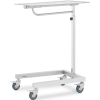  Stolik wózek instrumentalny asystor zabiegowy regulowany STAL 60 x 40 cm - zdj. dodatkowe 1
