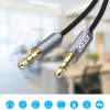  Kabel przewód audio AUX do głośnika 2x mini jack 3.5mm męski 1.2m - czarny - zdj. dodatkowe 5