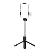  Selfie stick teleskopowy z pilotem + lampka LED stojak tripod na telefon 0.71m - czarny - zdj. dodatkowe 1