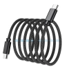  Kabel przewód USB-C 240W PD 3.1 z organizerem magnetycznym 1.2m - czarny - zdj. dodatkowe 2