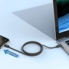  Kabel przewód USB-C 100W PD z organizerem magnetycznym 1.2m - czarny - zdj. dodatkowe 6