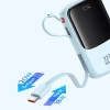  Power bank 10000mAh Qpow Pro+ 22.5W USB-C - niebieski - zdj. dodatkowe 10
