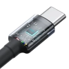  2x Kabel przewód Cafule USB-C - USB-C 100W 1m - czerwono-czarny i czarno-szary - zdj. dodatkowe 5
