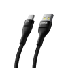  Kabel przewód Flash 2 USB-A - USB-C 100W 2m - czarny - zdj. dodatkowe 2