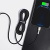  Kabel przewód Cafule Series Metal Data USB-A - iPhone Lightning 2.4A 1m - czarny - zdj. dodatkowe 8