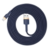  Kabel przewód Cafule USB-A - iPhone Lightning 2.4A QC 3.0 1m - niebiesko-złoty - zdj. dodatkowe 4