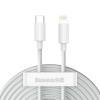  2x Kabel przewód Simple Wisdom iPhone Lightning - USB-C 20W 1.5 m - biały - zdj. dodatkowe 1