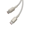  Kabel przewód Tungsten Gold USB-C - USB-C 100W 1m - złoty - zdj. dodatkowe 1