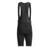  Spodenki rowerowe kolarskie krótkie na szelkach z wkładką L - czarne - zdj. dodatkowe 1