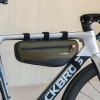  Torba rowerowa na ramę roweru z kieszenią boczną 1.7l - zielono-czarna - zdj. dodatkowe 10
