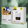  Słuchawki U19 douszne TWS bezprzewodowe Bluetooth 5.3 z wyświetlaczem LED - białe - zdj. dodatkowe 10