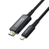  Kabel przewód audio-video USB-C - HDMI 4K 60Hz HDR 1.8m - czarny - zdj. dodatkowe 1