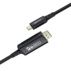  Kabel przewód audio-video USB-C - HDMI 4K 60Hz HDR 1.8m - czarny - zdj. dodatkowe 3