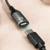  2w1 Adapter przejściówka rozdzielacz USB-C na zasilanie i słuchawki - szary - zdj. dodatkowe 8