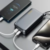  2w1 Ładowarka sieciowa UK US EU + powerbank 10000mAh USB-C USB-A - szara - zdj. dodatkowe 4