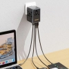  Ładowarka adapter podróżny GAN PRO 3 65W EU / US / JP / AUS / UK 2x USB-C 2x USB-A - czarny - zdj. dodatkowe 2