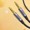  Kabel przewód audio mini jack 3.5mm - mini jack 3.5mm 1m - szary - zdj. dodatkowe 2